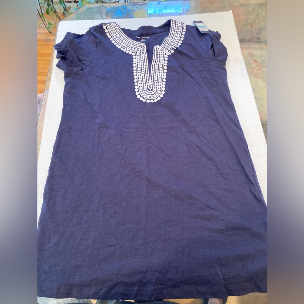 Tommy Knit Dress in Navy